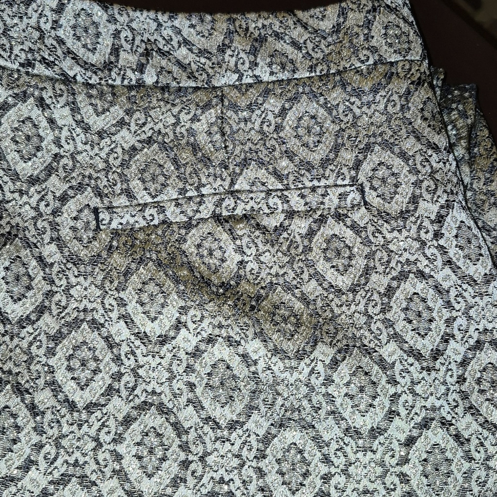 Talbots "Signature"dress Pants.fully Lined. Beautiful Black &gold.(#1661) - Picture 13 of 13